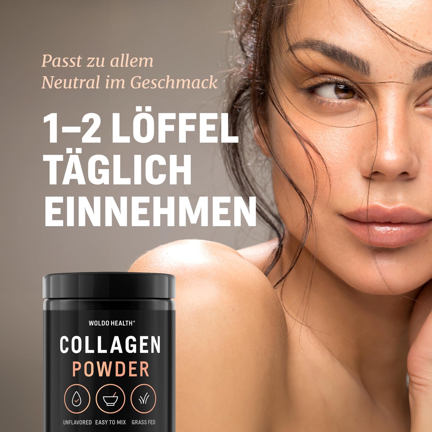Collagen Powder 500 g 500.0 | Bovine collagen hydrolysate, peptides, tasteless, slightly soluble
