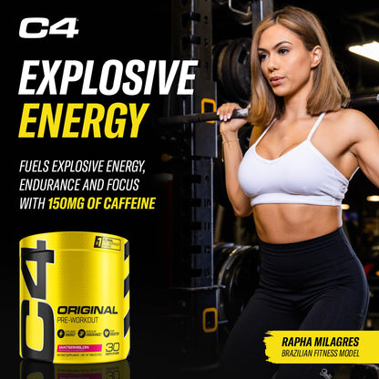 Cellucor C4 Original Pre Workout Powder Watermelon Sugar Free Preworkout Energy CellucorBuy Supplements Australia