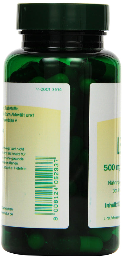 Bios Leucine 500 mg, 100 Capsules, 1 Pack (1 x 59 g)