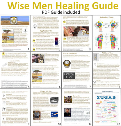 Wise Men Healing Balm with Myrrh and Frankincense Essential Oils for Soothing Nerve Relief Massage Wise MenBuy Supplements Australia
