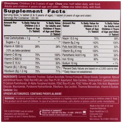 Flintstones Multi Vitamins With Iron, 60 ct Flintstones VitaminsBuy Supplements Australia