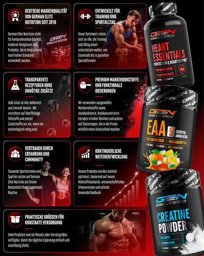 Gen German Elite Nutrition L-Carnitine 6000 Liquid - 1000 ml | Cherry Madness flavour - extra high dose with 6000 mg pure L-carnitine per daily serving - amino workout drink - vegan