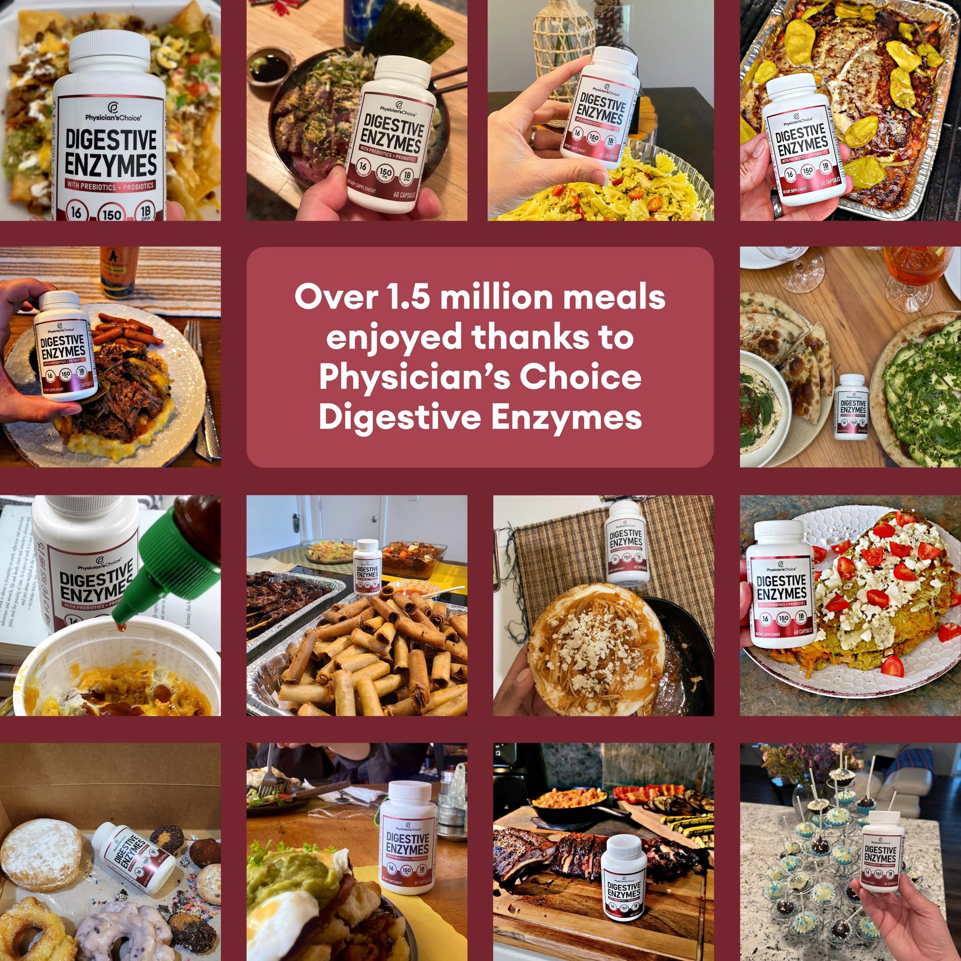 Physician's CHOICE Digestive Enzymes - Multi Enzymes, Bromelain, Organic Prebiotics Physician's CHOICEBuy Supplements Australia