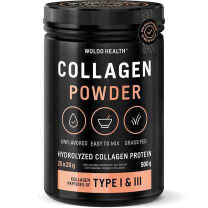 Collagen Powder 500 g 500.0 | Bovine collagen hydrolysate, peptides, tasteless, slightly soluble