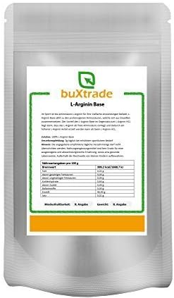 Buy ​500 g L-Arginine Base Powder, Pure Amino Acid, High Dose, Dietary Supplement, No Additive - OmniHealthRx Usa supplements