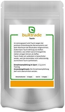 Buy ​4 x 500 g Taurine - Pure/No Additives | Powder | Conditional-Essential Amino Acid | Dietary Supplement Sport | Vegan Nutrition | Buxtrade 2 kg - OmniHealthRx Usa supplements
