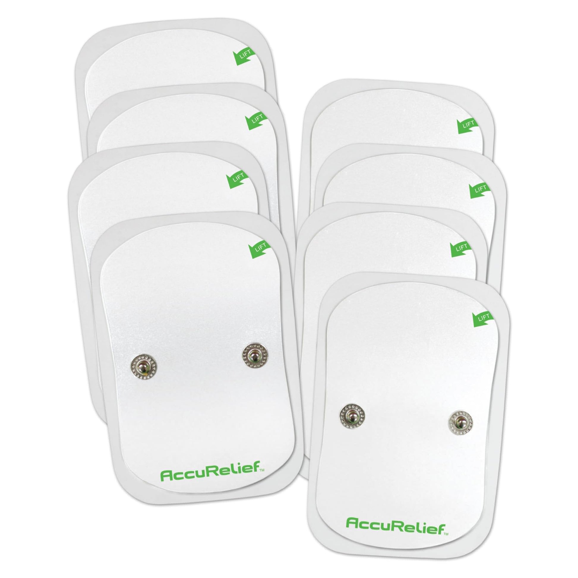 AccuRelief Wireless TENS Electrotherapy Pain Relief System Supply Kit (Packaging May Vary), Works with AccuRelief Wireless Remote Control TENS Device (ACRL-9000), 2 Pair (Pack of 1) - Maple Wellness Supplements