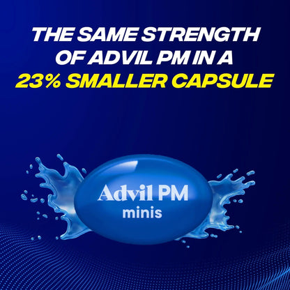 Advil PM Liqui-Gels Minis, 80 Liquid Filled Capsules - Maple Wellness Supplements