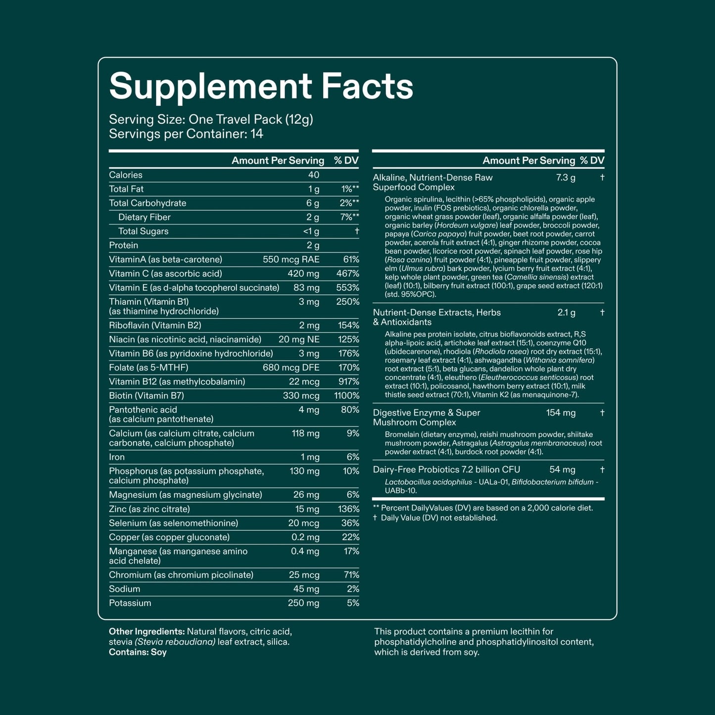 AG1 Multivitamin for Men & Women, Greens Powder Supplement, Probiotic, Gluten Free, Vegan, Keto | 75 Vitamins | Improve Gut Health | (Athletic Greens) Travel Packs 30ct, No Shaker, Classic Formula - Maple Wellness Supplements