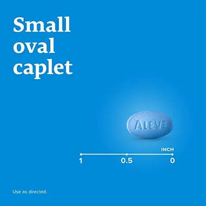Aleve Caplets, Naproxen Sodium 220 mg (NSAID), Pain Reliever/Fever Reducer, 1 Orthopedic Surgeon Recommended, 270 Count - Maple Wellness Supplements