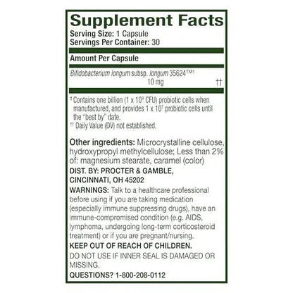 Align Probiotic, Pro Formula, Probiotics for Women and Men, Probiotics for Digestive Health, Men and Womens Probiotic Capsules Help Relieve Occasional Bloating & Gas*, 30 Capsules - Maple Wellness Supplements