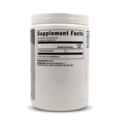 Amazon Basics Creatine Monohydrate Powder, 10.58 oz, 60 Servings - Maple Wellness Supplements