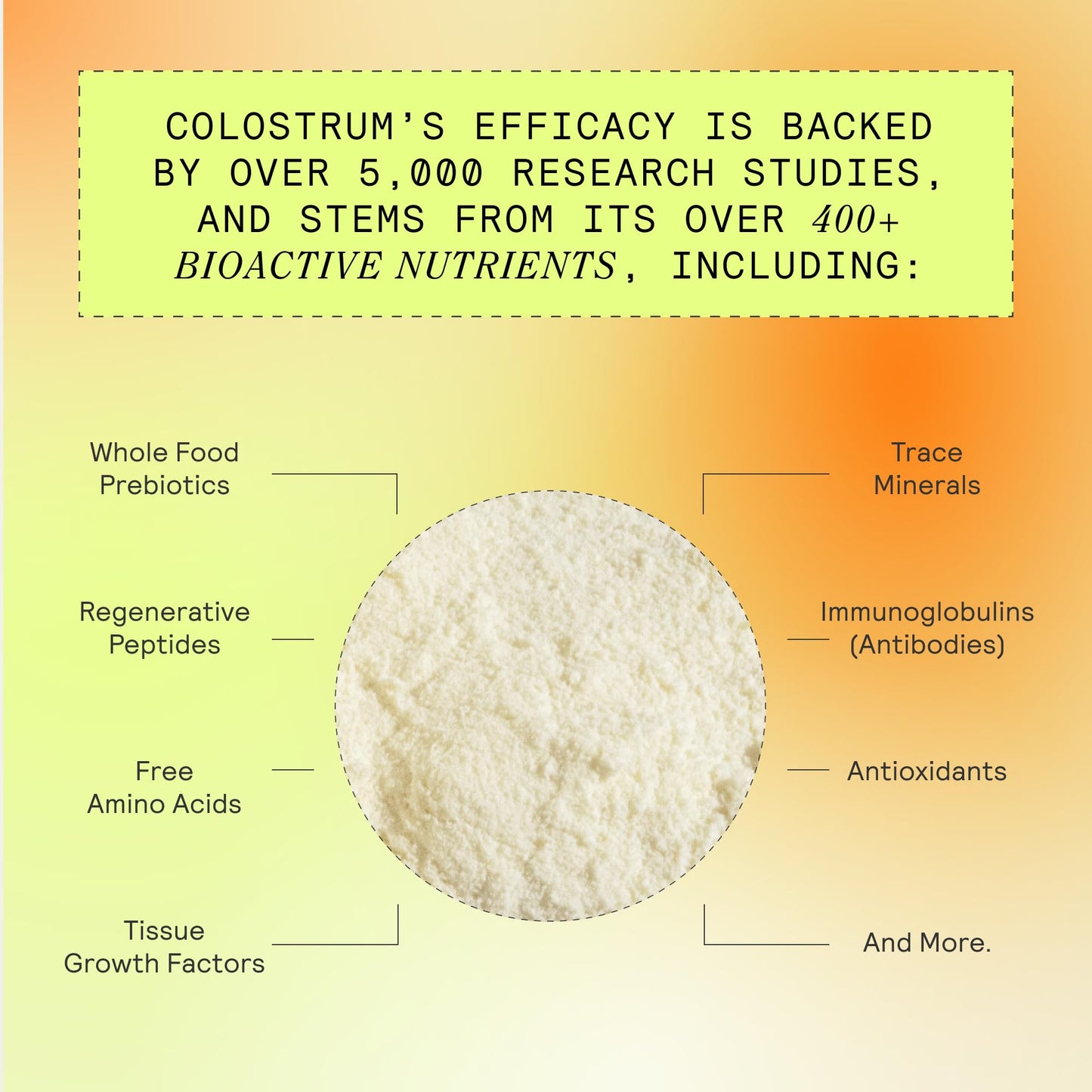 ARMRA Colostrum™ Premium Powder, Grass Fed, Gut Health Bloating Immunity Skin & Hair, Contains 400+ Bioactive Nutrients, Keto, Gluten & Fat Free (Blood Orange, Unflavored Bundle | 180 Servings) - Maple Wellness Supplements