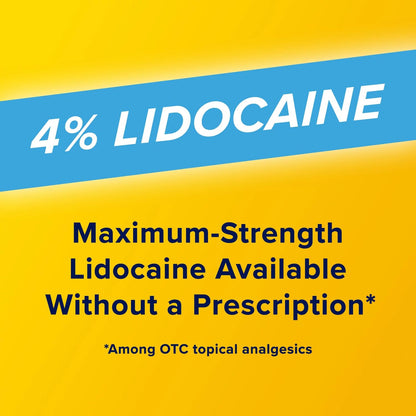 Aspercreme Essential Oils Lidocaine Pain Relief with No-Mess Roll-On Applicator, Max-Strength Lidocaine Numbs Away Nerve Pain, Moisturizing Aloe Hydrates Skin, Lavender, 2.5 Oz., 2pk - Maple Wellness Supplements