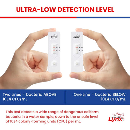 Bacteria Water Test Kit – Coliform, E. coli & Salmonella Detection for Well & Tap Water | Rapid Home Drinking Water Screening Kit with Lab-Quality Results | Leaping Lynx - Maple Wellness Supplements