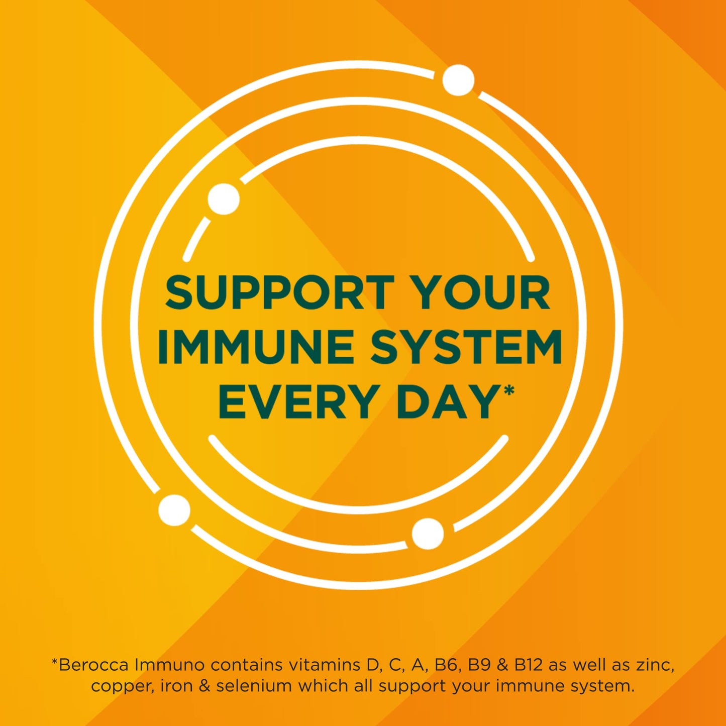Berocca Immuno Effervescent Tablets, 11 Vitamins and Minerals, Including Vitamins D, C - Maple Wellness Supplements