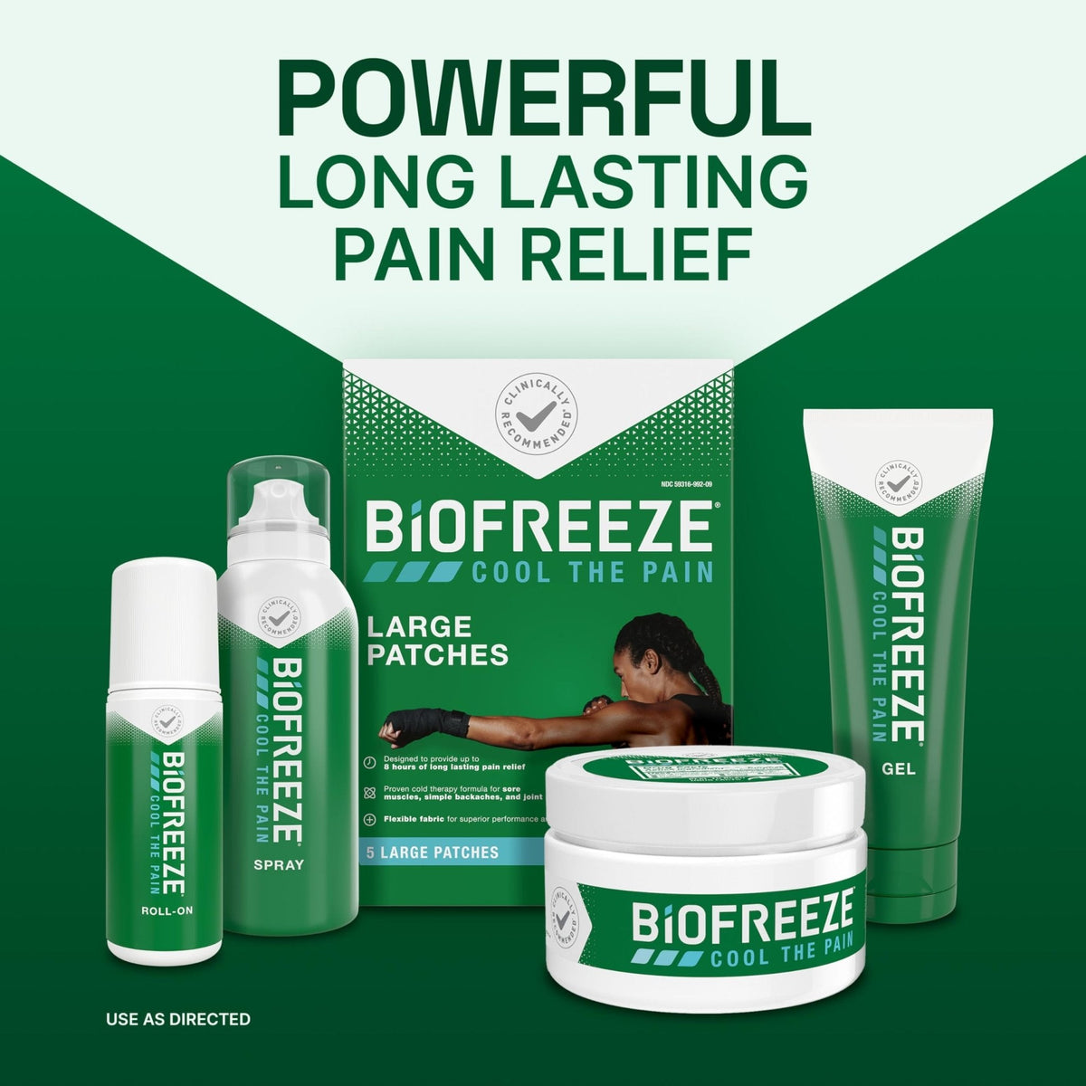 Biofreeze Gel Pain Relief, Knee & Lower Back Pain Relief, Arthritis Pain Reliever, Sore Muscle Relief, Neck Pain Relief, Cooling Joint Pain Relief, Menthol Gel 3 Fl Oz - Maple Wellness Supplements