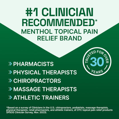 Biofreeze Menthol Pain Relieving Spray 3 FL OZ Colorless Aerosol Spray for Pain Relief Associated with Sore Muscles, Arthritis, Simple Backaches, and Joint Pain (Packaging May Vary) - Maple Wellness Supplements