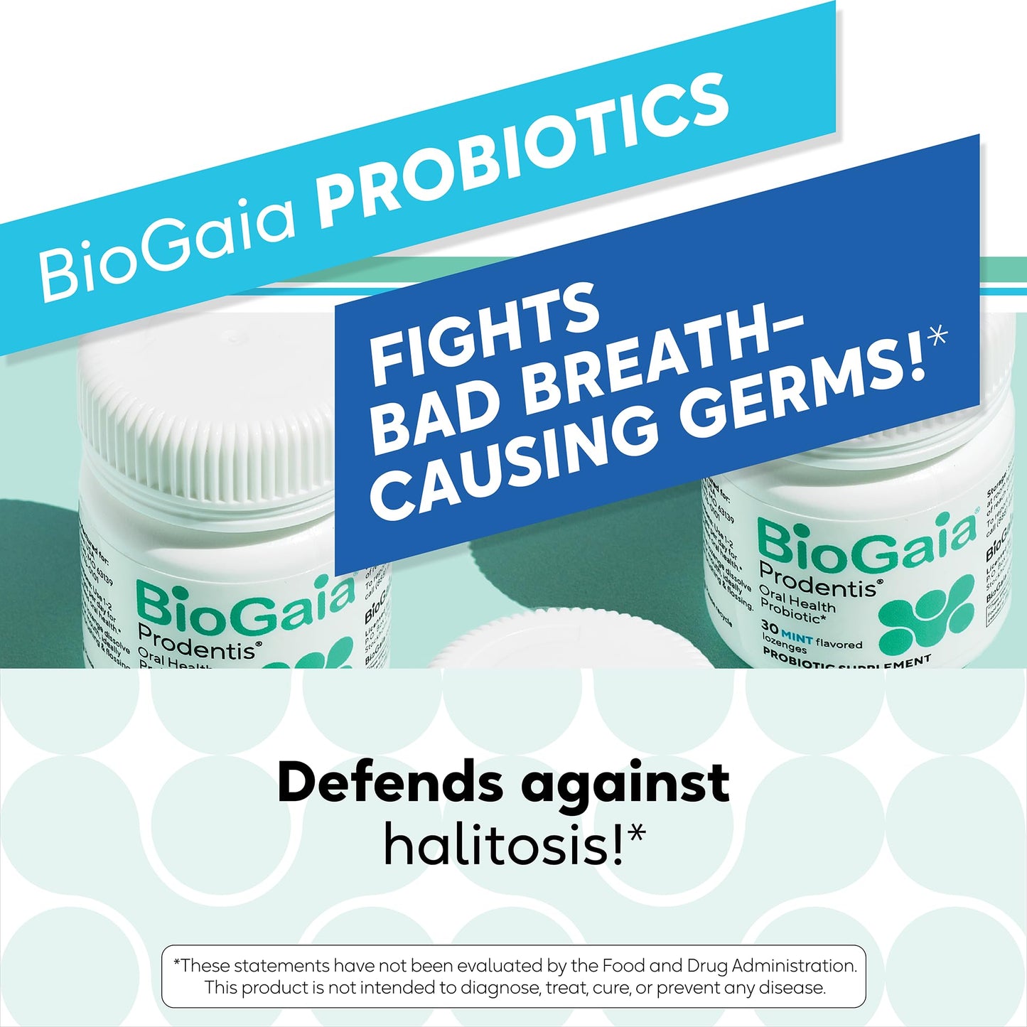BioGaia Prodentis | Oral Probiotics | Promotes Healthy Gums & Teeth | Defends Against Bad Breath & Dental Problems | Improves Oral Health - Maple Wellness Supplements
