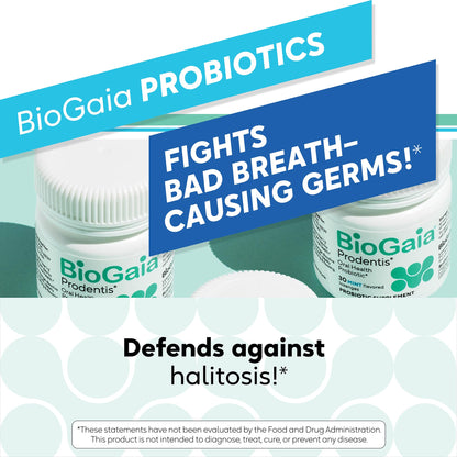 BioGaia Prodentis | Oral Probiotics | Promotes Healthy Gums & Teeth | Defends Against Bad Breath & Dental Problems | Improves Oral Health - Maple Wellness Supplements