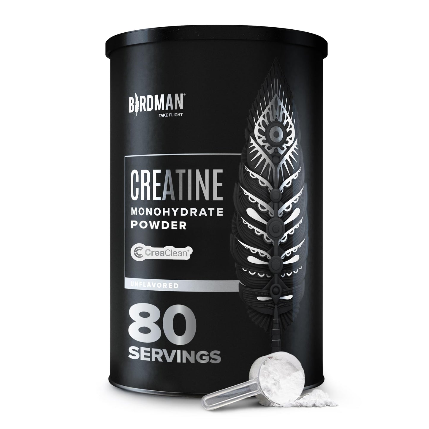 BIRDMAN Micronized Creatine Monohydrate Powder, Muscle Recovery, Caffeine Free, Creatine Pre Workout, Vegan, Post Workout, Gluten Free, Sugar Free - Maple Wellness Supplements
