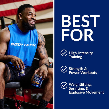 BodyTech 100% Pure Creatine Monohydrate Powder - Micronized for Maximum Absorption - Supports Muscle Strength & Power Output - Maple Wellness Supplements