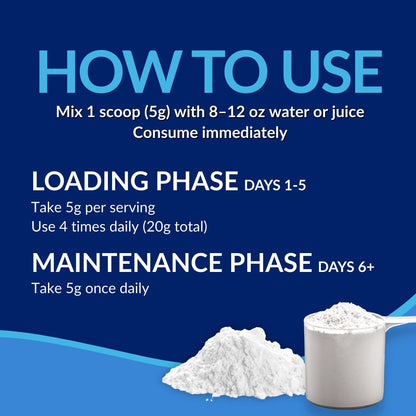 BodyTech Creatine Monohydrate Powder, Unflavored Micronized Creatine Formula for Men and Women, 5g per Serving, Pre Workout & Post Workout Supplement - Maple Wellness Supplements