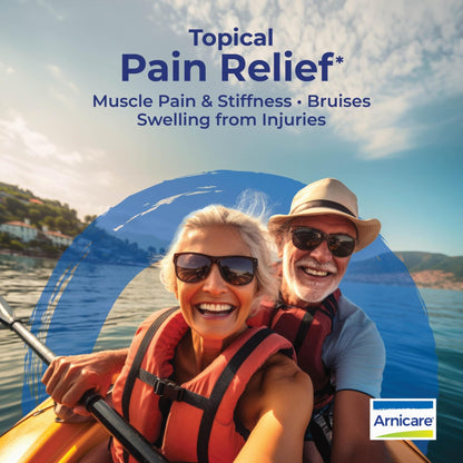 Boiron Arnicare Cream for Relief for Joint Pain, Muscle Pain, Muscle Soreness, and Swelling from Bruises or Injury - Fast Absorbing and Fragrance-Free - 1.3 oz - Maple Wellness Supplements