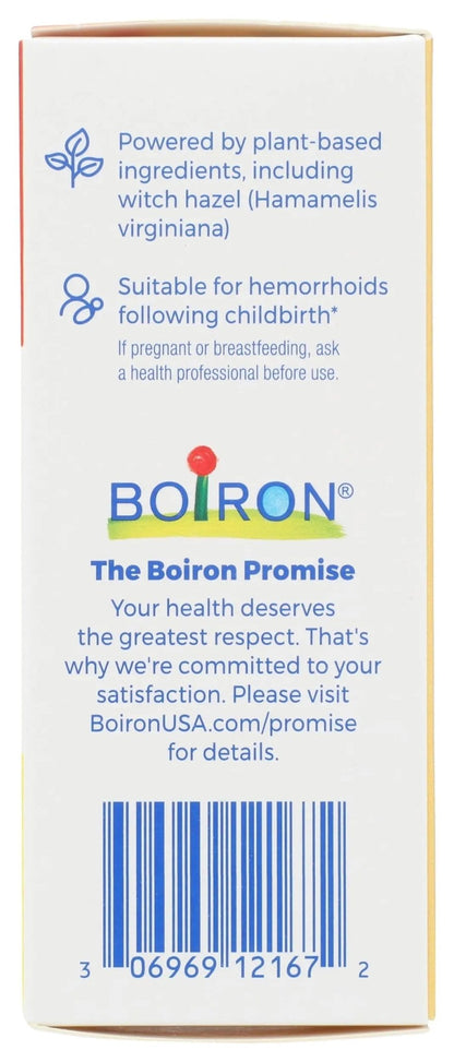 Boiron HemCalm Suppositories for Hemorrhoid Relief of Pain, Itching, Swelling or Discomfort - 10 Count - Maple Wellness Supplements