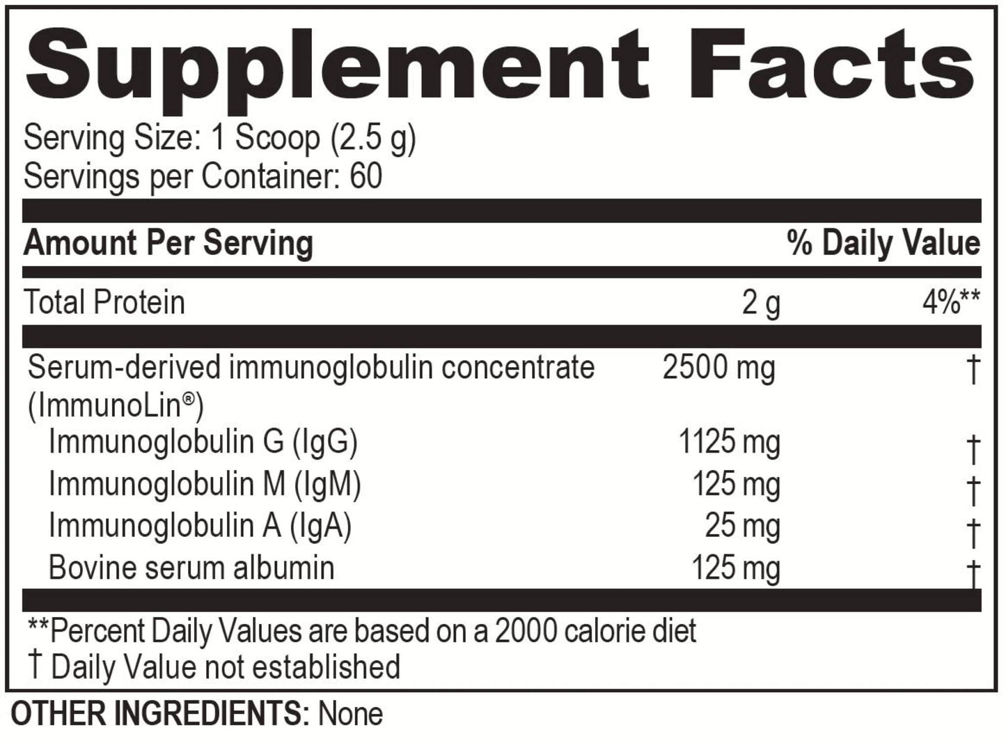 Brain Basics Ultra Pure IgG Supplement - Dairy-Free Supplement IgG-Immunolin Powder, Blended Vitamin & Mineral Supplements, 150g, 60 Servings - Maple Wellness Supplements