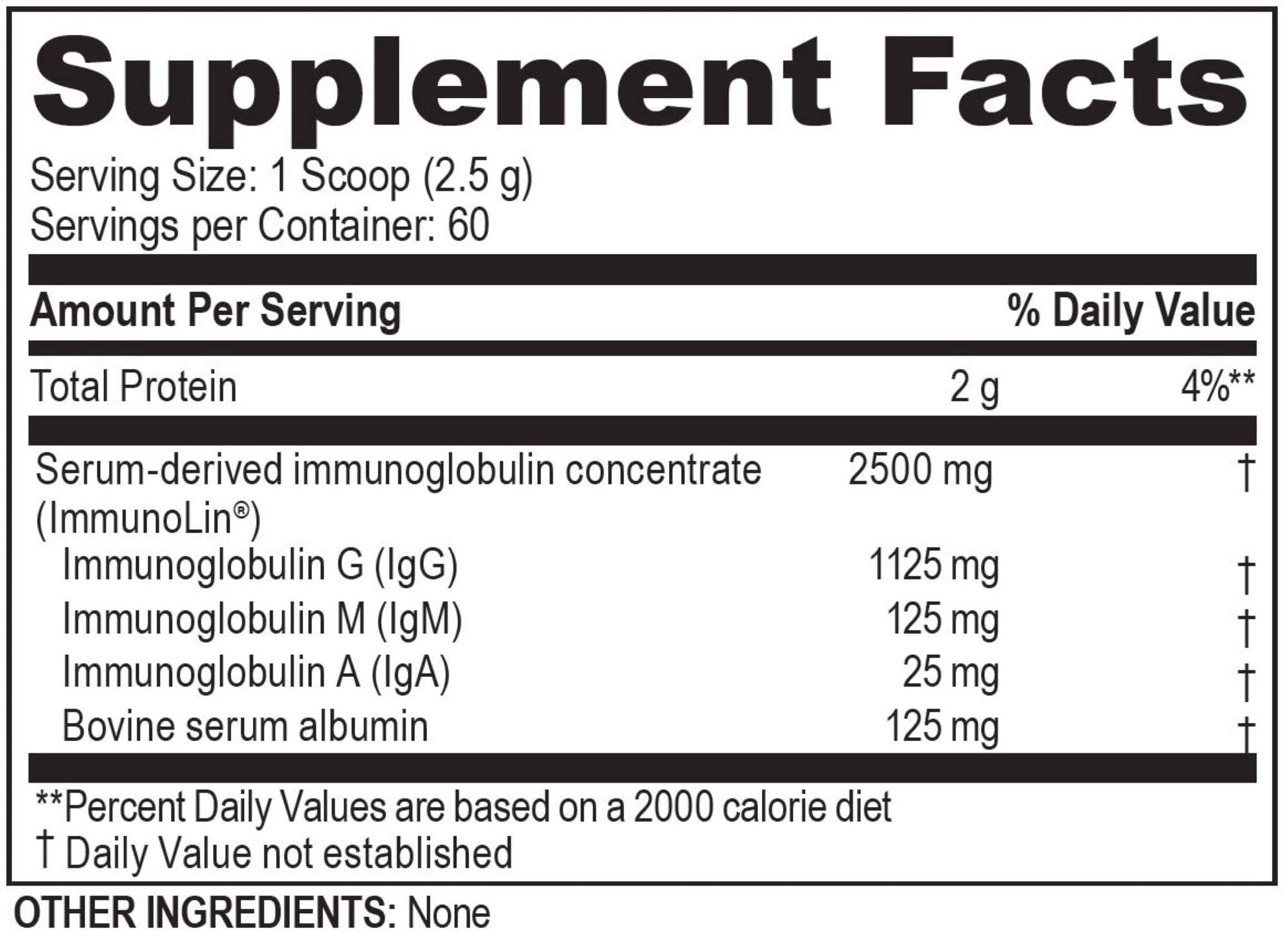 Brain Basics Ultra Pure IgG Supplement - Dairy-Free Supplement IgG-Immunolin Powder, Blended Vitamin & Mineral Supplements, 150g, 60 Servings - Maple Wellness Supplements