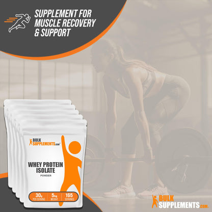 BULKSUPPLEMENTS.COM Whey Protein Isolate Powder - Unflavored Protein Powder - Maple Wellness Supplements