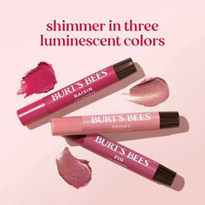 Burt's Bees Easter Basket Stuffers, Lip Shimmer Nude Collection, Tinted Lip Balm, Moisturizing for All Day Hydration with Natural Glowy Finish - Maple Wellness Supplements