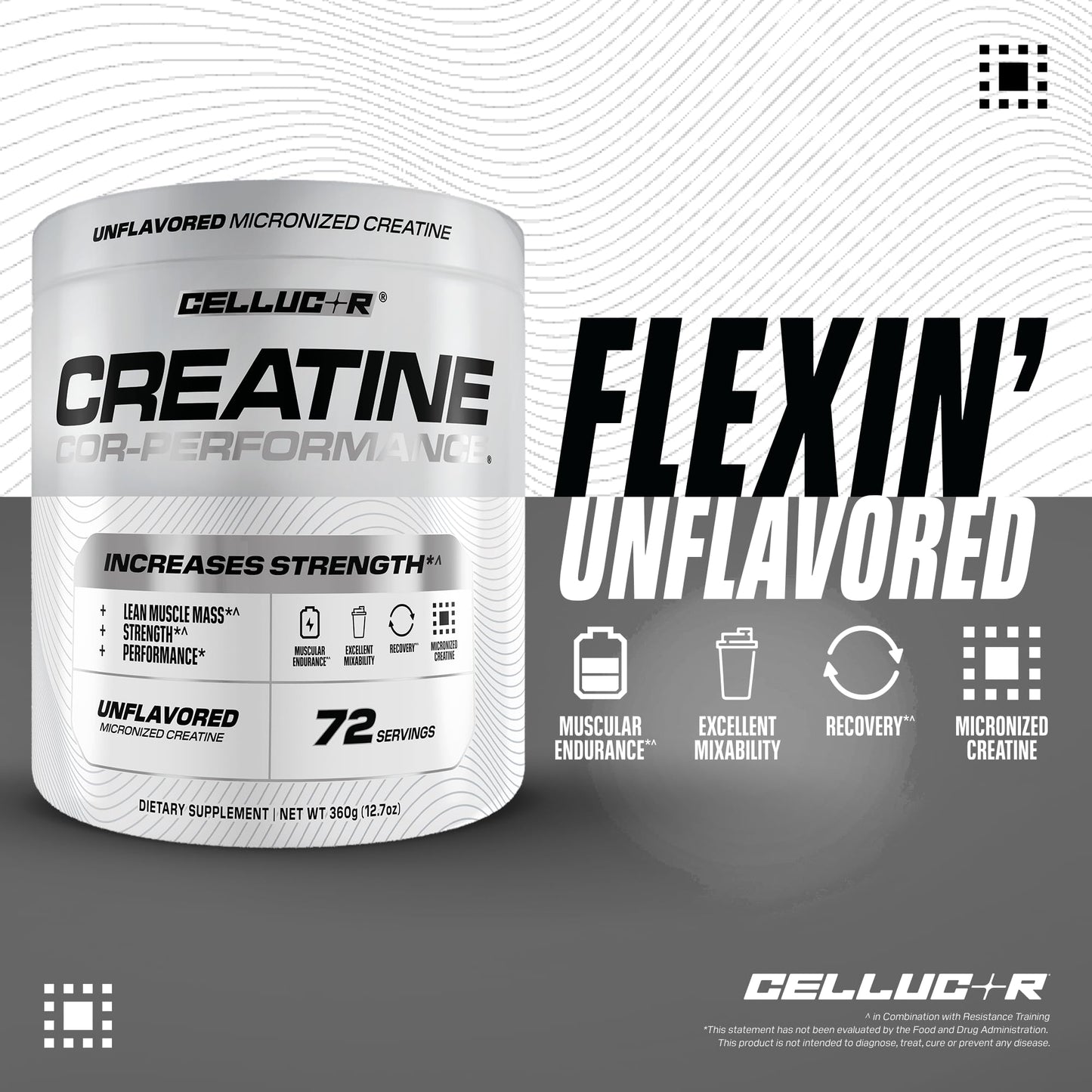 Cellucor Cor-Performance Creatine Monohydrate for Strength and Muscle Growth, 72 Servings - Maple Wellness Supplements
