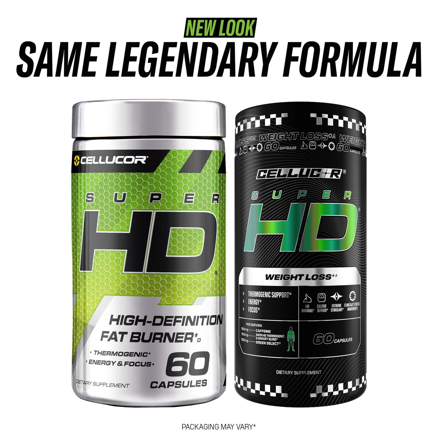Cellucor SuperHD Thermogenic Fat Burner Weight Loss Supplement, Appetite Suppressant, & Energy Booster Capsimax, Green Tea Extract, 160mg Caffeine - Maple Wellness Supplements