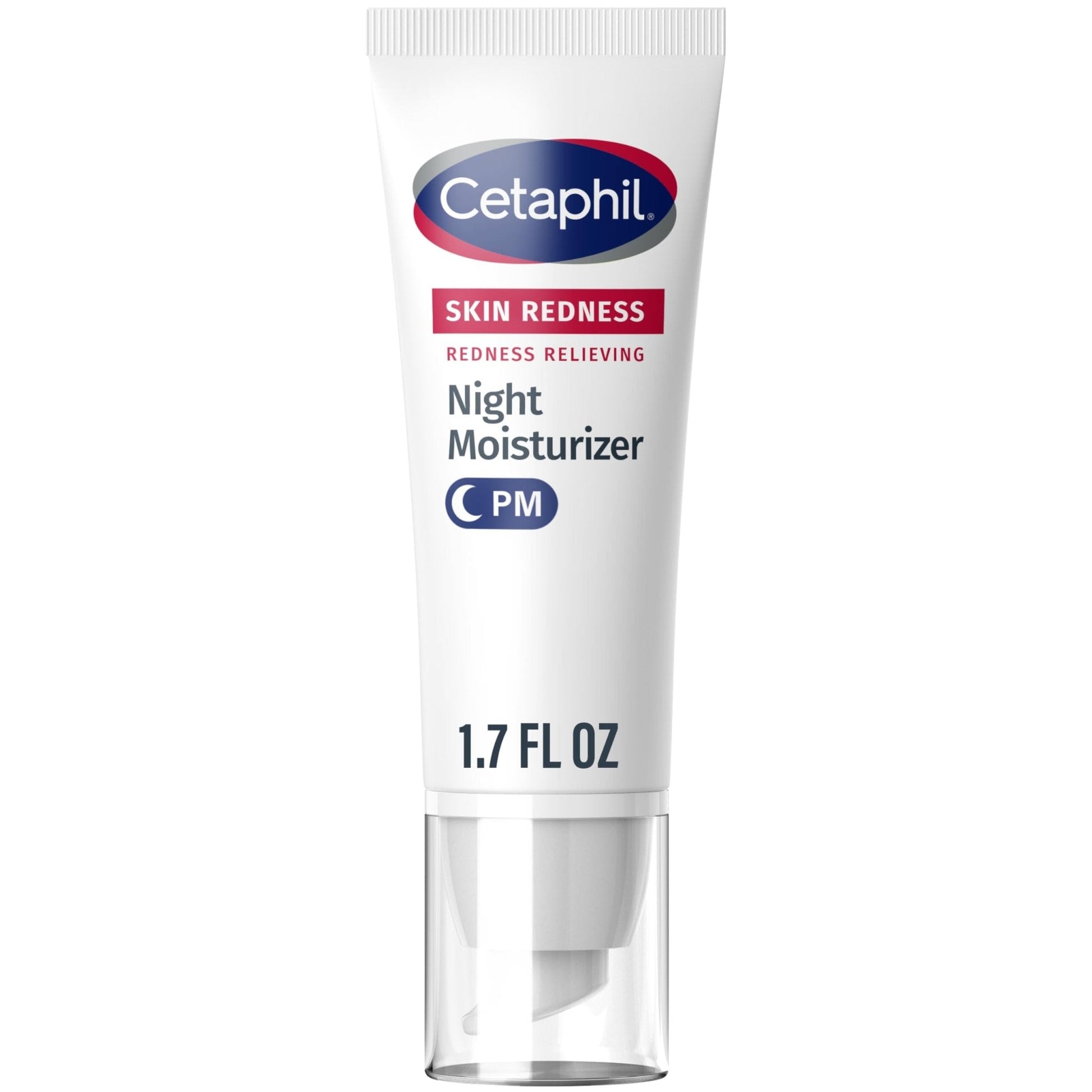 Cetaphil Night Cream, Redness Relieving Night Moisturizer for Face, 1.7 fl oz, For Dry, Redness-Prone Skin, Hypoallergenic, Fragrance Free - Maple Wellness Supplements