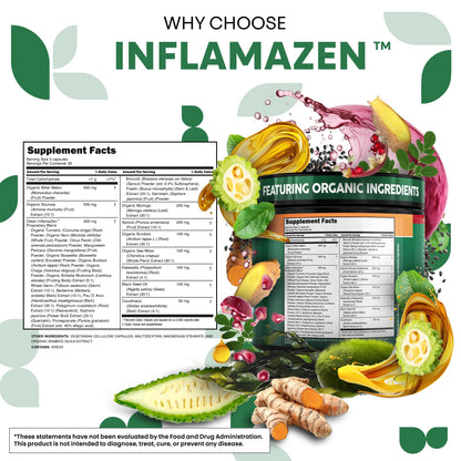 Clean Nutra Soursop Supplement Moringa Sea Moss Black Seed Oil Berberine Turmeric Resveratrol Quercetin Greens Bitters Boswellia Bitter - Maple Wellness Supplements