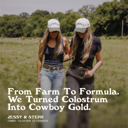 Cowboy - The Exclusive 1st Milking, Whole, Grass Fed Colostrum Supplement for Full Body Health - Sugar Free Bovine Colostrum Powder Packed with Bioactive(Vanilla & Chocolate) Nutrients - Maple Wellness Supplements