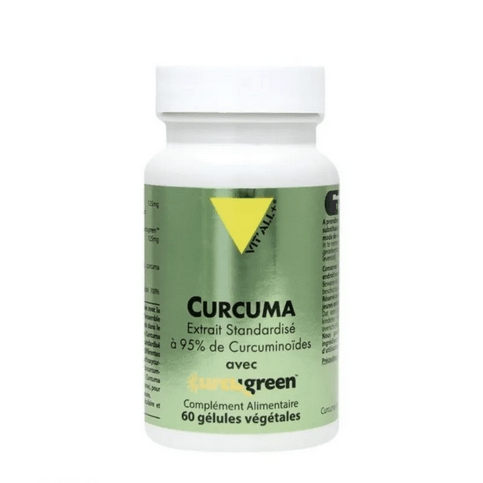 Buy ​Curcuma Extrait Standardisé 95% curcuminoides 60 gélules VIT'ALL+ - OmniHealthRx Usa supplements