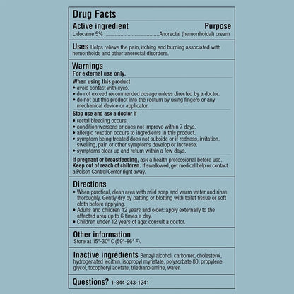 Curist 5% Lidocaine Cream Maximum OTC Strength Topical Pain Relief OTC - 12 oz (Pack of 2) XL Tube 5 Percent Lidocaine Numbing Cream to Numb Effectively (2 Pack - 6 oz Tube) - Maple Wellness Supplements