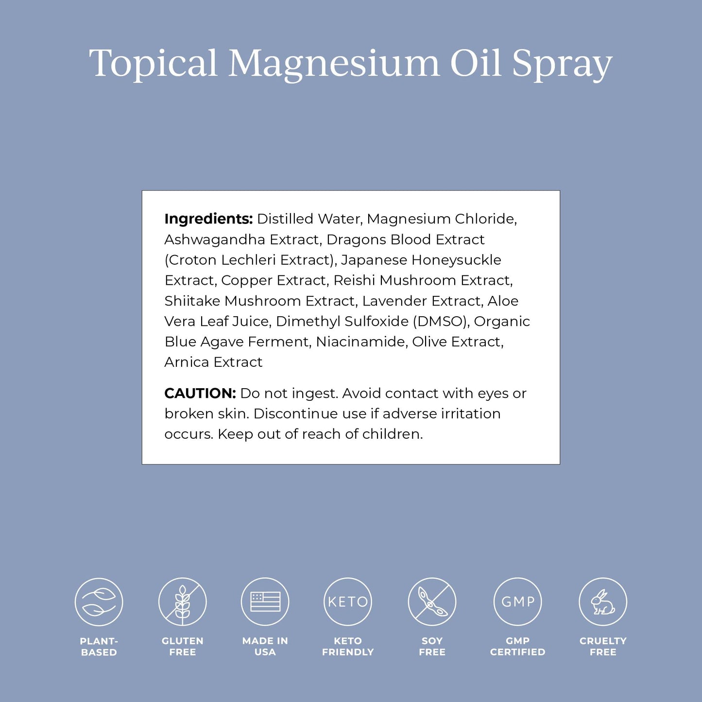 CYMBIOTIKA Topical Magnesium Oil Spray for Body, USA Made, Supplement for Leg Cramps, Muscle, Joint Health & Sleep Support, Includes Magnesium Chloride, Lavender Extract, Aloe Vera - Skin Applicator - Maple Wellness Supplements
