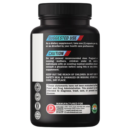 DEDICAD 20:1 Bilberry Extract Capsules - 5 Month Supply - Support Eyes, Vision & Heart Health - 10in1 Plus Grape Seed, Carrot, Elderberry, Eyebright & Others - 150 Counts - Maple Wellness Supplements