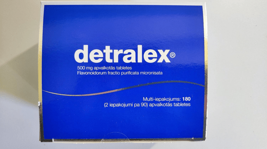 DETRALEX 500mg 180 tabs Varicose Tired Swollen Heavy legs Hemorrhoids - Maple Wellness Supplements