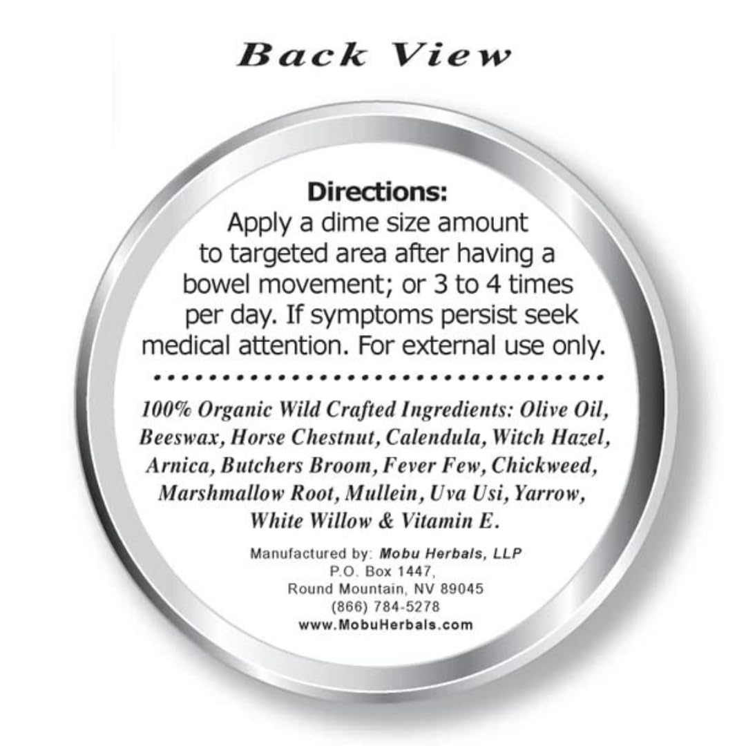 Dr. Cole’s Hemorrhoid Treatment – Organic Herbal Ointment for External Hemorrhoid Soothing & Comfort – Plant-Based, Gentle, No Petroleum or Harsh Chemicals – 2 oz - Maple Wellness Supplements