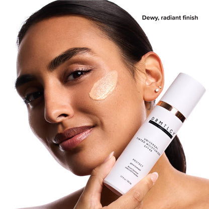 DRMTLGY Universal Tinted Moisturizer SPF 46 – Hydrating Dewy Tinted Sunscreen for Face with Zinc Oxide - Maple Wellness Supplements
