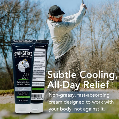 EagleEase – Targeted Joint Support Cream for Golfers & Athletes | Helps Support Elbows & Mobility During & After Play | Fast-Absorbing – 3 oz - Maple Wellness Supplements