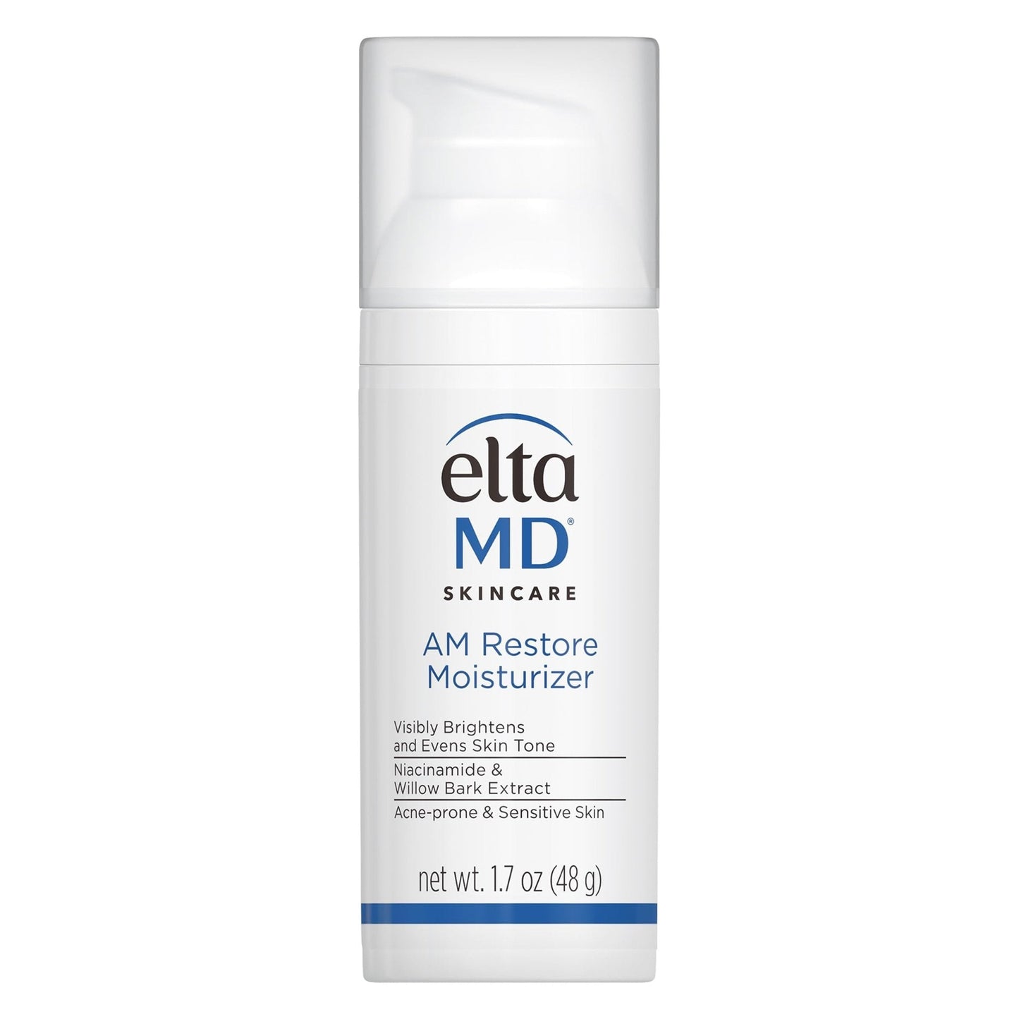 EltaMD AM Restore Face Moisturizer for Women and Men, Light Moisturizer Face Cream, Made with Niacinamide and Hyaluronic Acid, 1.7 oz Pump - Maple Wellness Supplements
