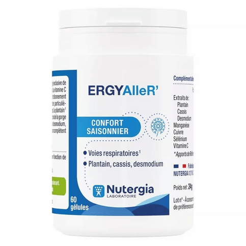 ERGYALLER' seasonal respiratory comfort NUTERGIA - Maple Wellness Supplements