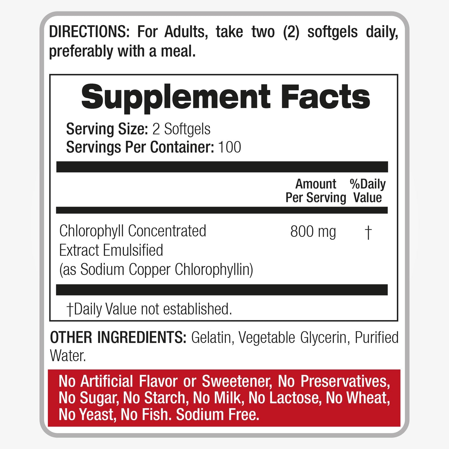 FITO MEDIC'S Lab Chlorophyll Supplement, 200 Softgels, Chlorophyll Capsules - Maple Wellness Supplements