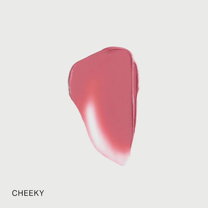Flush Balm Cream Blush Stick - Fragrance Free, Blendable, Natural Radiant Finish, Buildable Color for Cheeks & Lips - Color: Cheeky - (Cool Pink) - Maple Wellness Supplements